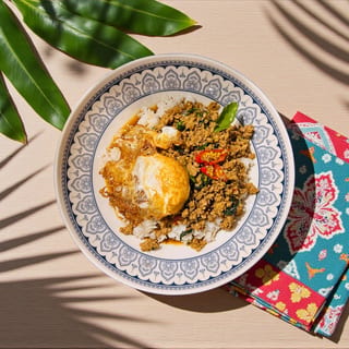 #34 Pad Kra Pao Moo Sap (Seasonal) ผัดกะเพราหมูสับ
